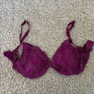 Victoria's Secret Purple Lace Bra